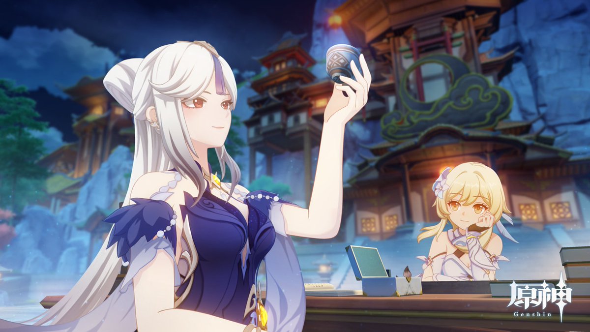 蛍|ほたる(原神) ,凝光(原神) 「色んな女とデートした 」|ライカのイラスト