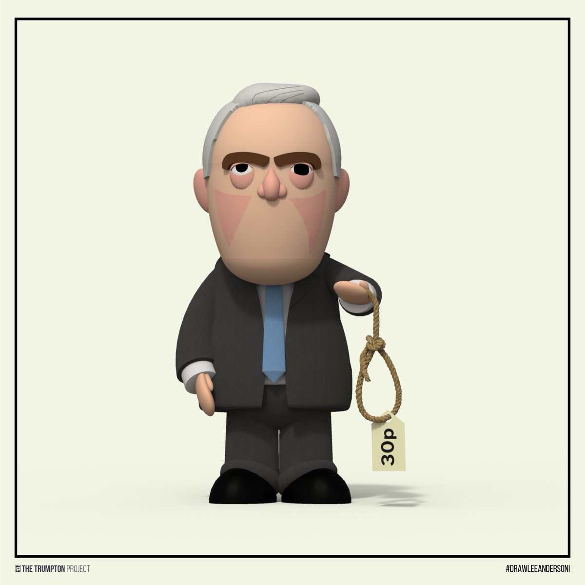 Trump_ton's tweet photo. I'm entering this challenge only to see if the curse of Trumpton still works and he has to resign or be sacked within a week of me publishing it.

#DrawLeeAnderson
@MartinRowson https://t.co/LbXSbPnEtF