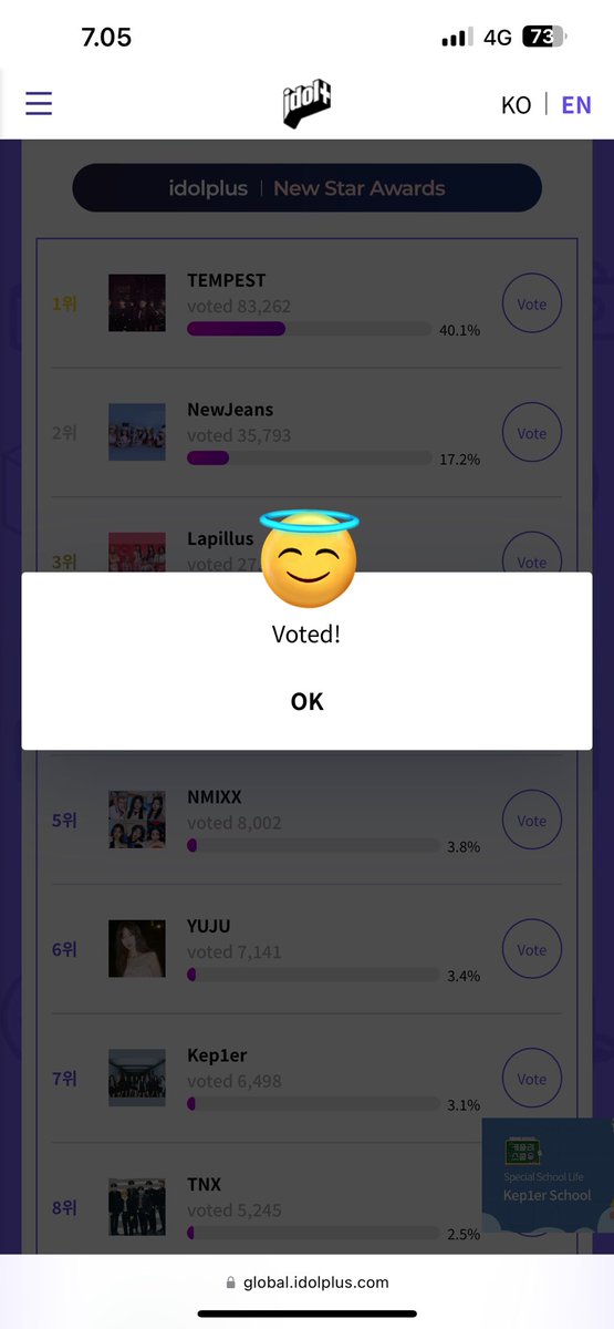 📢 Calling all Bunnies! 🚨

Let’s drop you voting screenshot and use #VoteForNewJeans! 🐰🙌🏻🔥 

🚨 D-1 voting ends 🚨

🔗 global.idolplus.com/vote/OGMwMzJkZ… 

#NewJeans #뉴진스 #VoteForNewJeans
<a href="/NewJeans_ADOR/">NewJeans</a> <a href="/NewJeans_twt/">NewJeans</a>