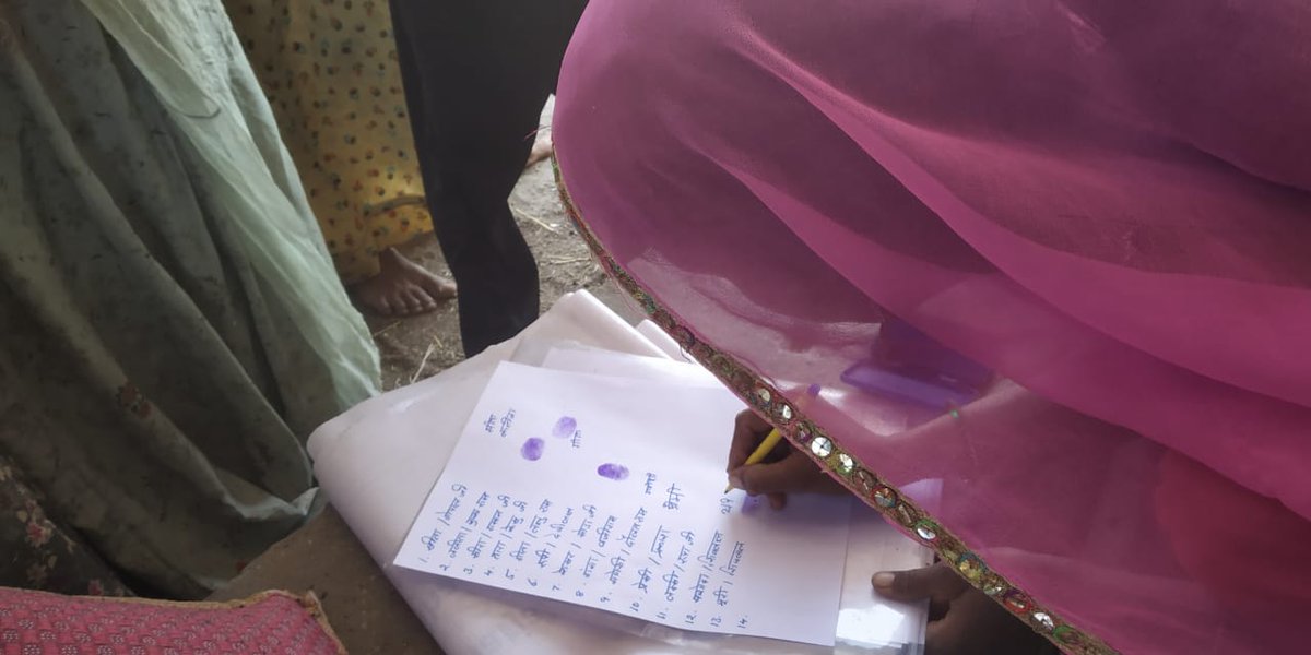 UNOPS_India's tweet photo. @UNOPS district consultants in Ajmer, Jodhpur and Alwar and Jaipur Rural and Udaipur Rural, Rajasthan conducting Community Leave No One Behind (#CLNOB) with community to map their drinking water, greywater and sanitation condition. @DenmarkinIndia @jaljeevan_ @RajGovOfficial https://t.co/Uz85P1nb6T