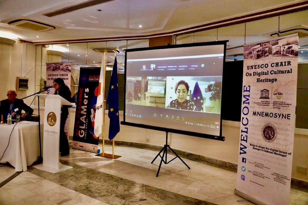 ChristophidouEU's tweet photo. At the Meta-Pandemic #GLAMers final conference hosted by @CyUniTech 🇨🇾
Youth engagement in the cultural &amp; creative sector is vital &amp; so is #digitalisation of cultural content to make it accessible - a lesson reinforced by the pandemic.
#EYY2022 legacy is strong for 2023 &amp; beyond! https://t.co/aOGeTRmV7o