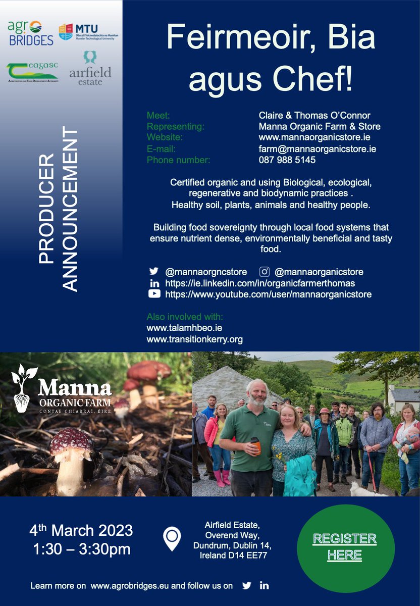 Jennifer Attard (@jennyattard) on Twitter photo Excited to announce our first #LocalFoodProducer for our event <a href="/AirfieldEstate/">Airfield Estate</a>.
<a href="/MannaOrgncStore/">Manna Organic Store</a> will supply #seasonal produce to our chefs for the dishes you'll get to taste and score! They'll be interviewed by Janine Kennedy.
Book your tickets here -> airfield.ticketsolve.com/ticketbooth/sh… Excited to announce our first #LocalFoodProducer for our event <a href="/AirfieldEstate/">Airfield Estate</a>.
<a href="/MannaOrgncStore/">Manna Organic Store</a> will supply #seasonal produce to our chefs for the dishes you'll get to taste and score! They'll be interviewed by Janine Kennedy.
Book your tickets here -> airfield.ticketsolve.com/ticketbooth/sh…