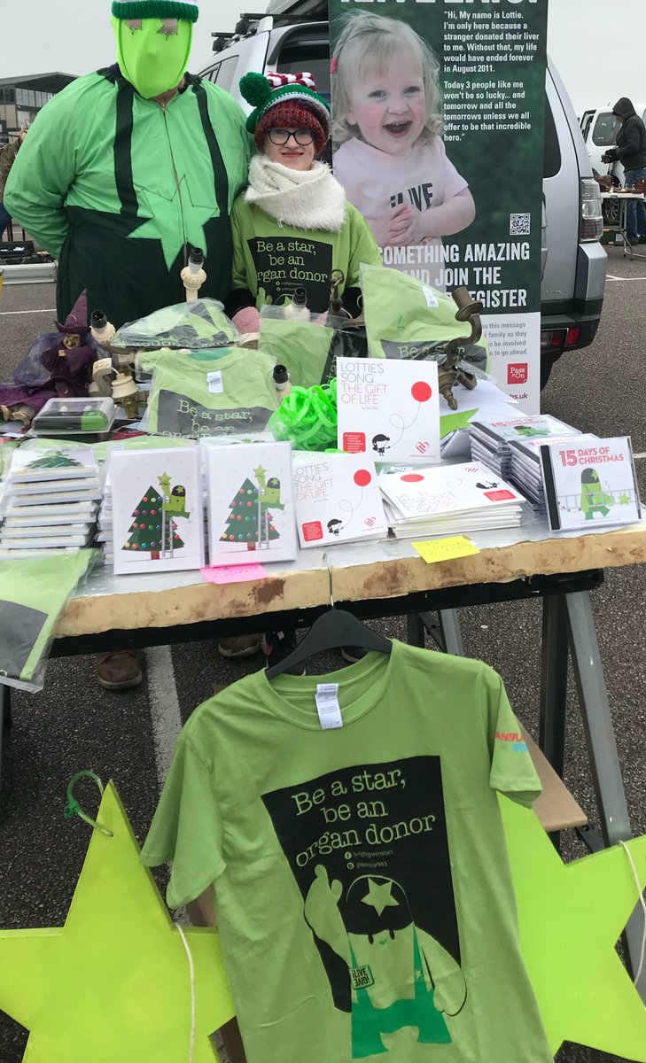 Greenstar961's tweet photo. Could not be prouder of this young lady whose been such a huge part of the Green Stars for so long. She's worked so hard for the organ donor memorial at  Torbay Hospital. Not there yet but tomorrow is a very big day. #organdonation https://t.co/2wkU0cdczE