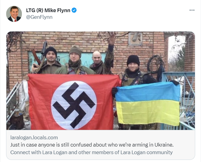 Toneb_73's tweet image. Well done @GenFlynn - spreading ruZZian propaganda with a poorly photoshopped picture😂WOW..... Just wow🤡😂  #PropagandaAlert #ruZZia #EpicFail