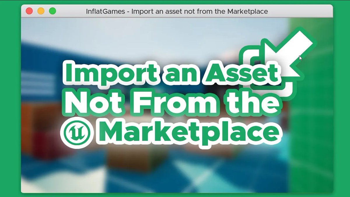 InFlatDev's tweet image. Unleash your #UnrealEngine creativity with our latest tutorial 🎥 Learn how to import non-marketplace assets into your projects with ease 💡💻 Check out our step by step guide now! 
Link 👉 youtu.be/1SJl8bOA22w
#gamedevelopment #gamedev #UE4  #InflatGames