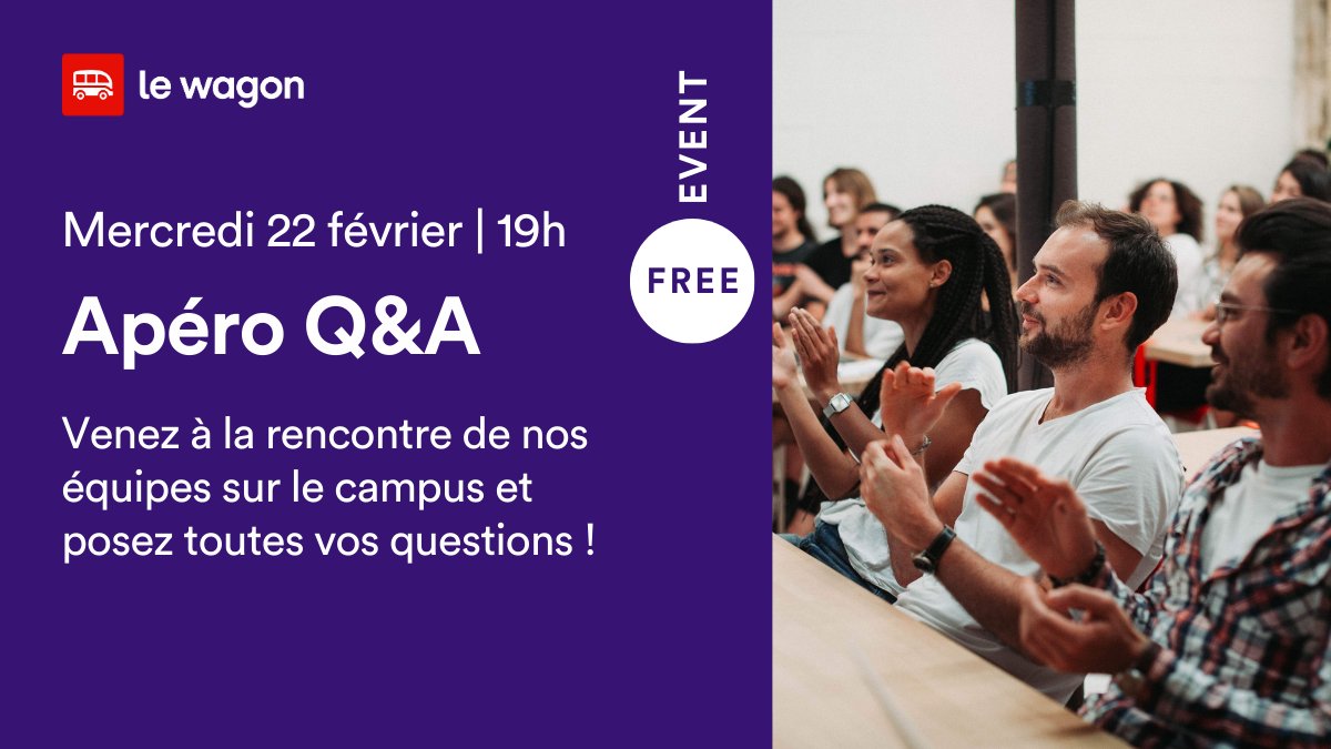 Envie de découvrir nos formations, notre équipe Lilloise autour d'une bière ? 

Inscris-toi à notre session Q&amp;A 
👉 lew.ag/QA2202