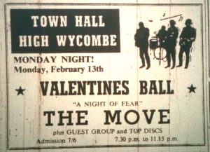 wycombegigs's tweet image. #OTD Monday 13th February 1967
The Move
🏫Town Hall, High Wycombe
❤️Valentine's Ball
#TheMove #RoyWood #1960s