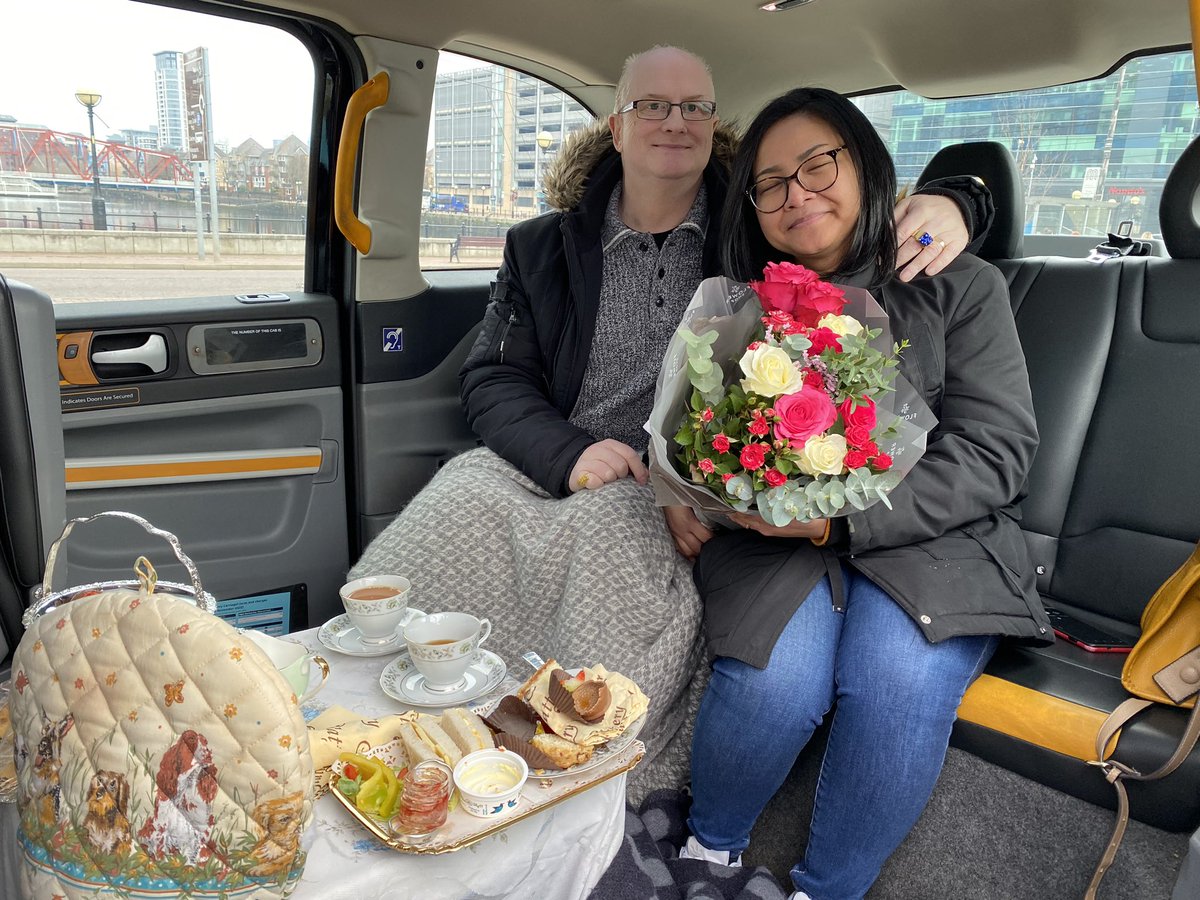 ‘Love is in the air’ on the unique Manchester Afternoon Tea Taxi Tour.
<a href="/BeckyWant/">Becky Want</a> #manchestertaxitours