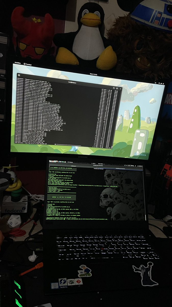 dark_axl's tweet photo. Noche de insomnio = vamos a reinstalar la #raspi4 🤷🏻‍♂️ #PorqueNo #Linux #Fedora #Fedora37 #arm https://t.co/J2xWnoYuvF