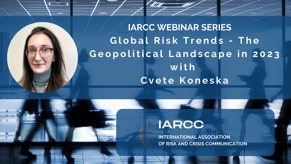 International Association of Risk & Crisis Comms. tweet media