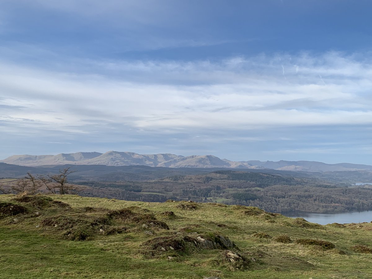 Spectacular views from the top of Gummers How! Who's going for a walk in the Lakes this week?