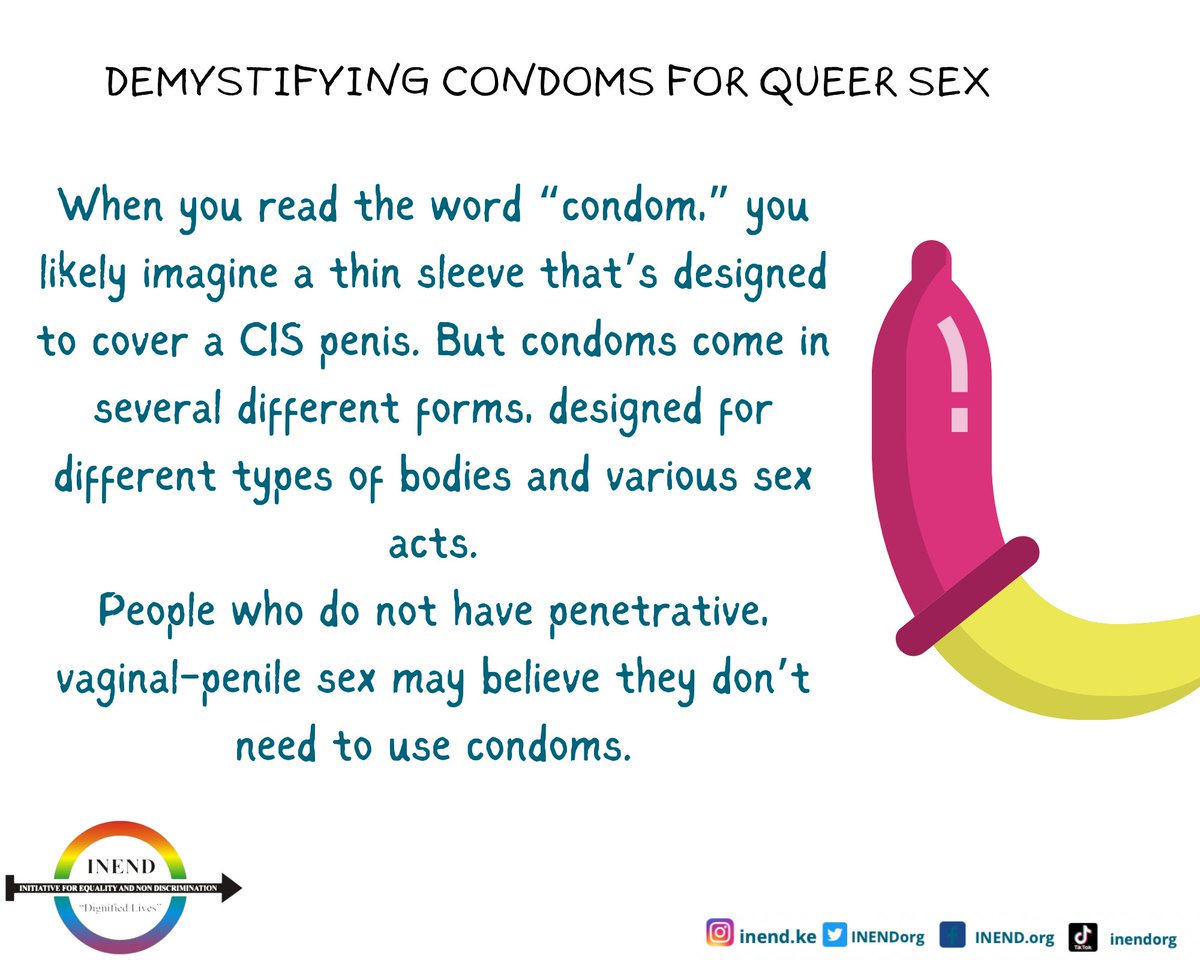 INENDorg's tweet photo. International Condom Day  February 13th, seeks to remind the public to use condoms and practice safe sex!

What does safe sex look like for Queer persons?

#Internationalcondomsday #Queersafesex #SafeSex #QueerSex #CondomsDay #SRHR #accessibility https://t.co/zWlK40Deka