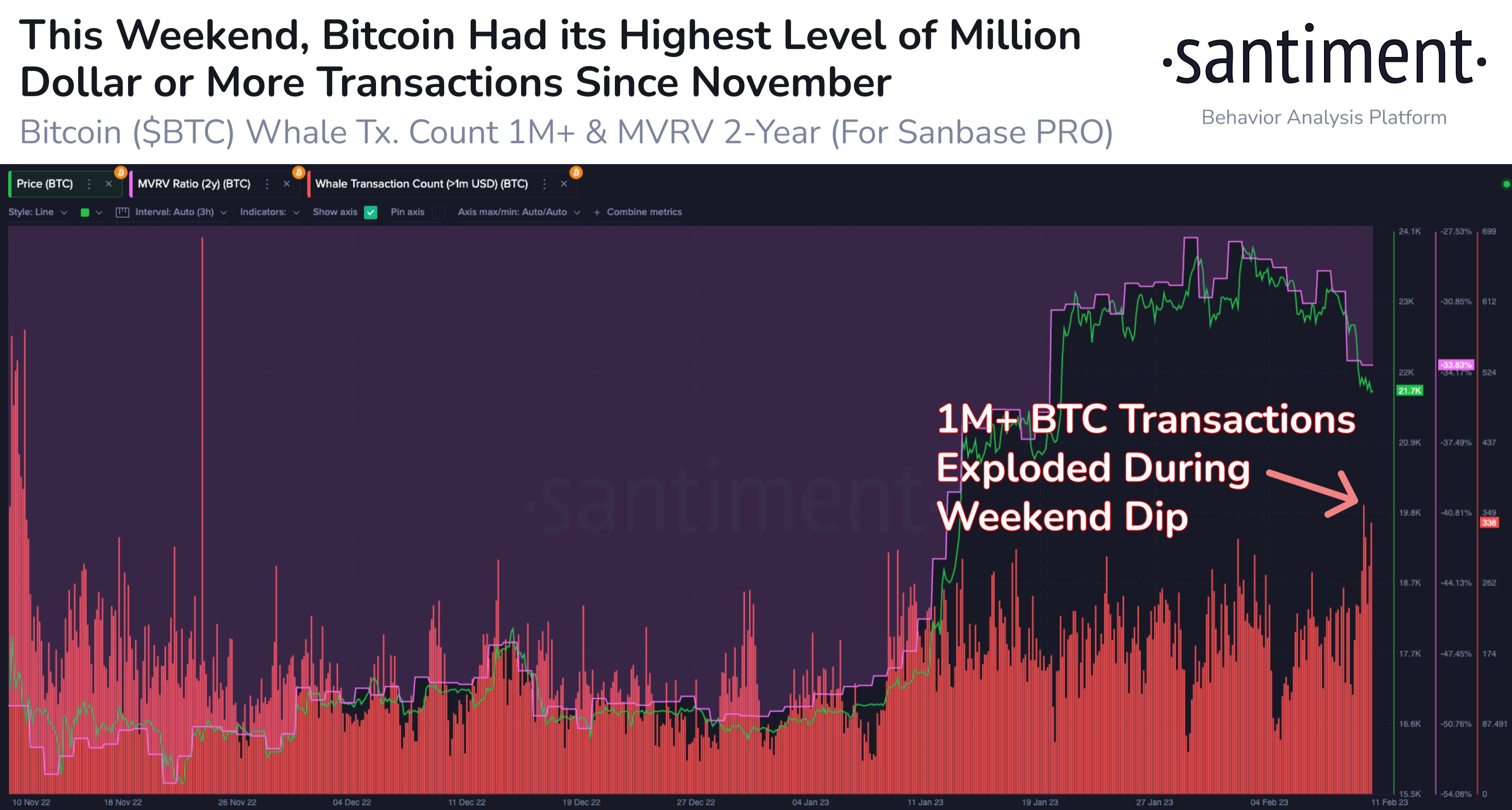 Bitcoin Whale Transaction Count