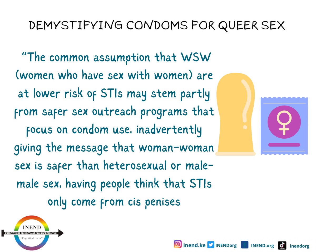 INENDorg's tweet photo. International Condom Day  February 13th, seeks to remind the public to use condoms and practice safe sex!

What does safe sex look like for Queer persons?

#Internationalcondomsday #Queersafesex #SafeSex #QueerSex #CondomsDay #SRHR #accessibility https://t.co/zWlK40Deka