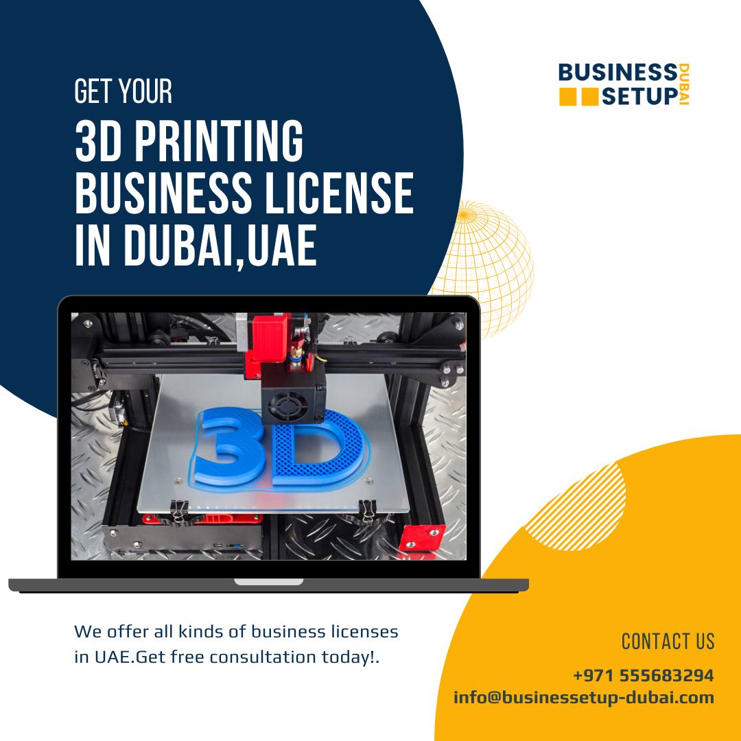 Are you looking to start a 3D printing Business in UAE?
#businesssetupindubai #businesssetupinuae #3d #3dprinting #printingbusiness #businesslicense #3dprintingproducts #printingproducts #freezonecompany #mainlandformation #visa #legaladvice #printingindustry #printingmachine