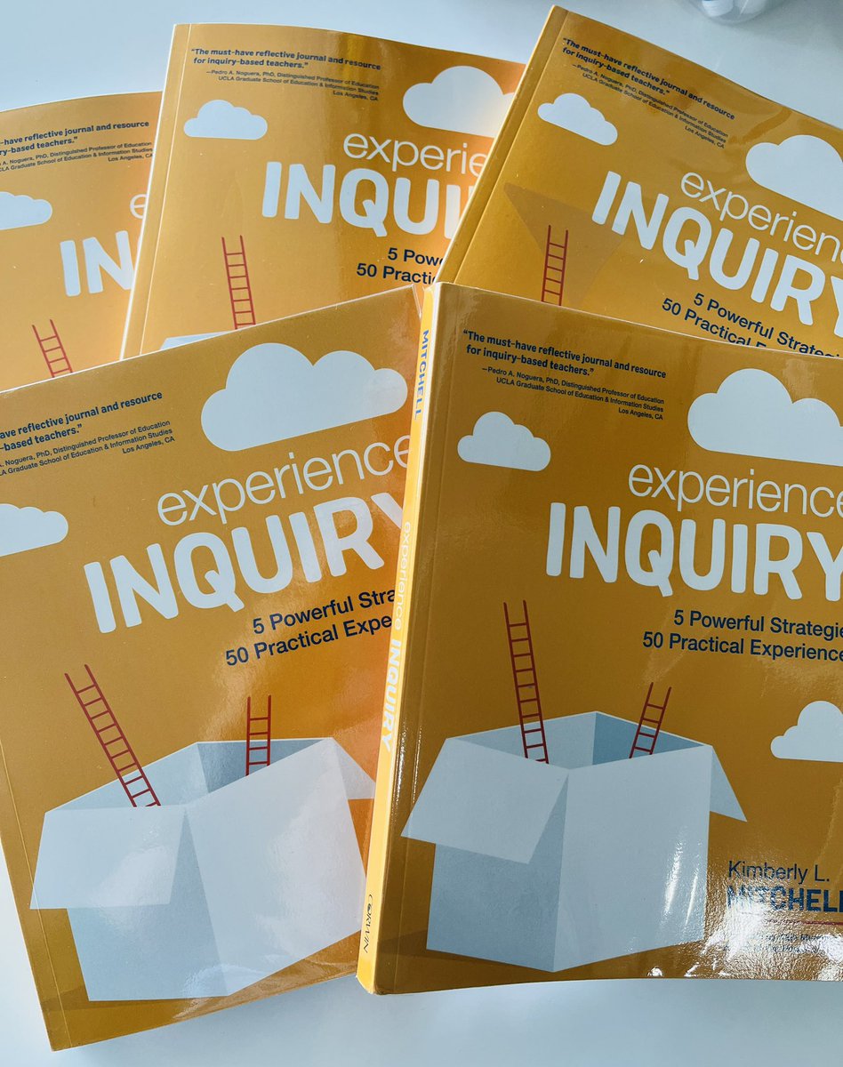 chojnacka_aga's tweet photo. Finally arrived ๐ค๐ซถ๐ผ๐ค Thank you @inquiryfive for giving life to this book and creating such a deeply reflective professional learning experience with it for @IGBintschool teachers. #pyp #inquiry #ibschool #pd #professionalinquiry #cultivatinginquiry #experienceinquiry https://t.co/P83seGHlRF