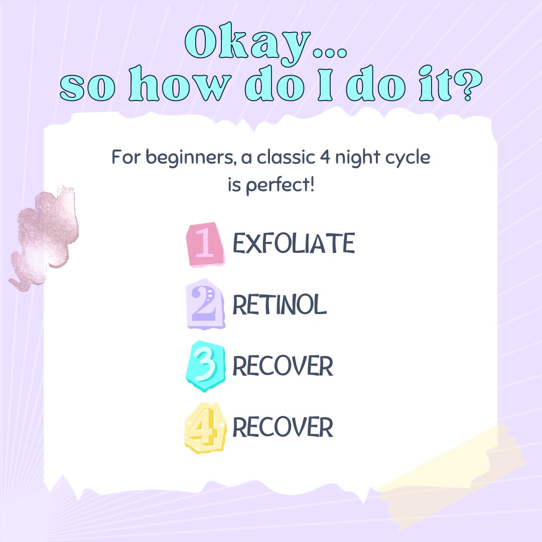 StandardBeauty_'s tweet photo. It's 2023 and you should be skin cycling🧖‍♀️

Here's a simple guide to get you started🤩

You can also shop our Skin Cycling Kit on our website (link in bio)🛒 https://t.co/iKYi2Q1Vqk