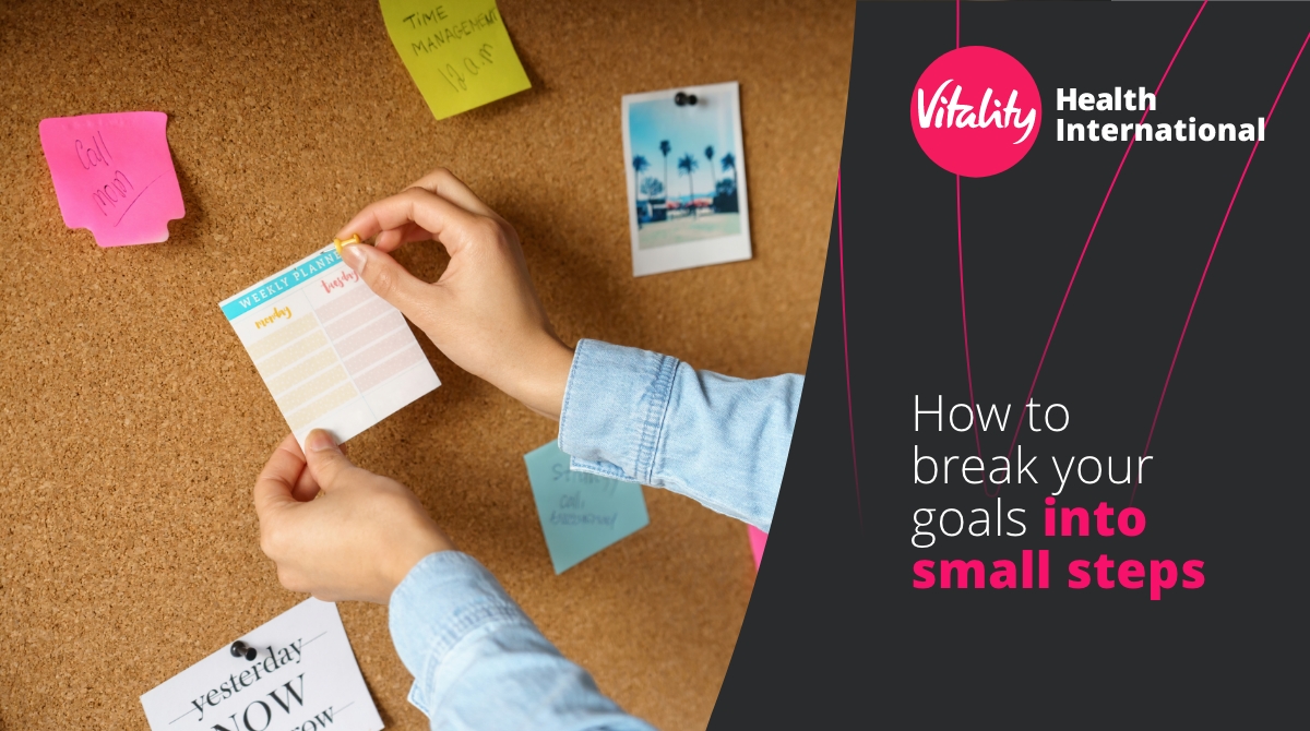 Nothing says #LoveMyFutureSelf than setting realistic goals 📝 Make #20TwentyMe the year that you successfully turn your healthy intentions into habits, while getting rewarded, by following these easy tips: discv.co/GoalSetting. 

#VitalityHealthInternational #GoalSetting