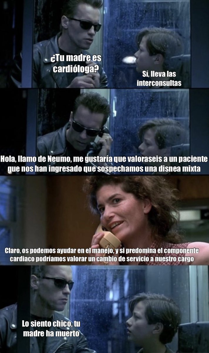 La historia de siempre. #Cardio #Neumo #Terminator