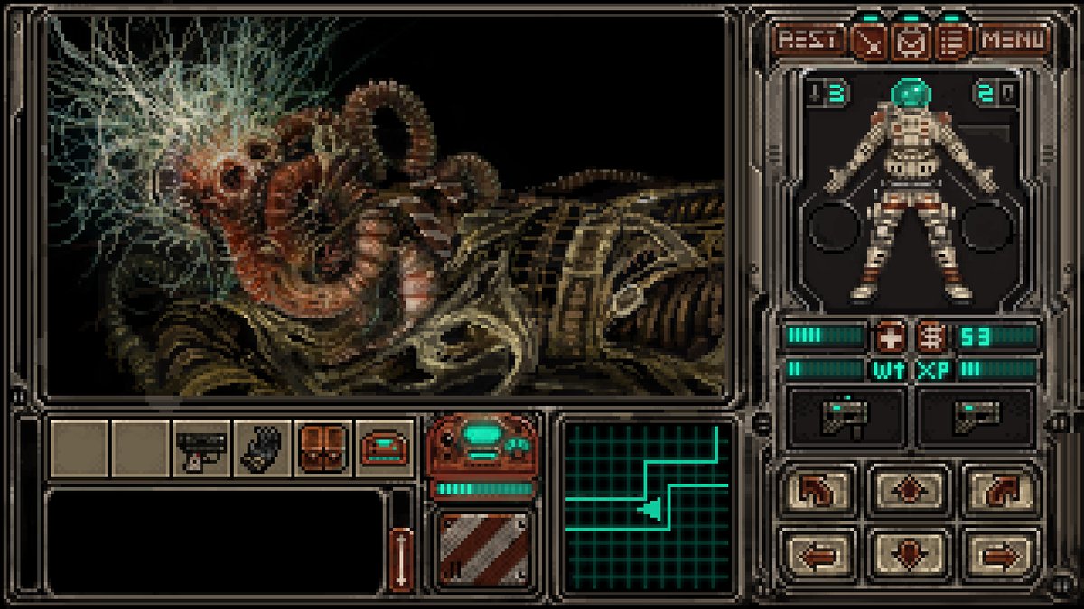 modredcastleton's tweet image. Hibernaculum - horror sci-fi RPG is now on Kickstarter pre-launch!!! ☢️☢️☢️

(link in bio!)

#hibernaculum #kickstarter #PCgame #RPG #sciencefiction #scifi #amiga #zxspectrum #commodore64 #dungeoncrawler #DnD #PCgame