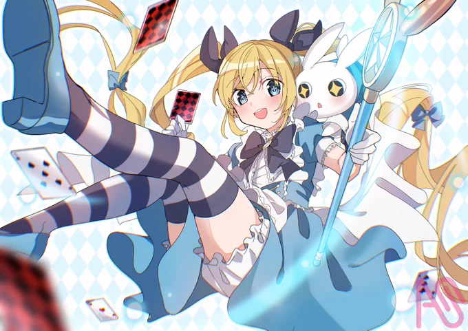 魔法少女アリス!  #ARTstreet #MediBang #女の子 #女の子イラスト #2023年1月例コンテスト:武器 #アリス #魔法少女 