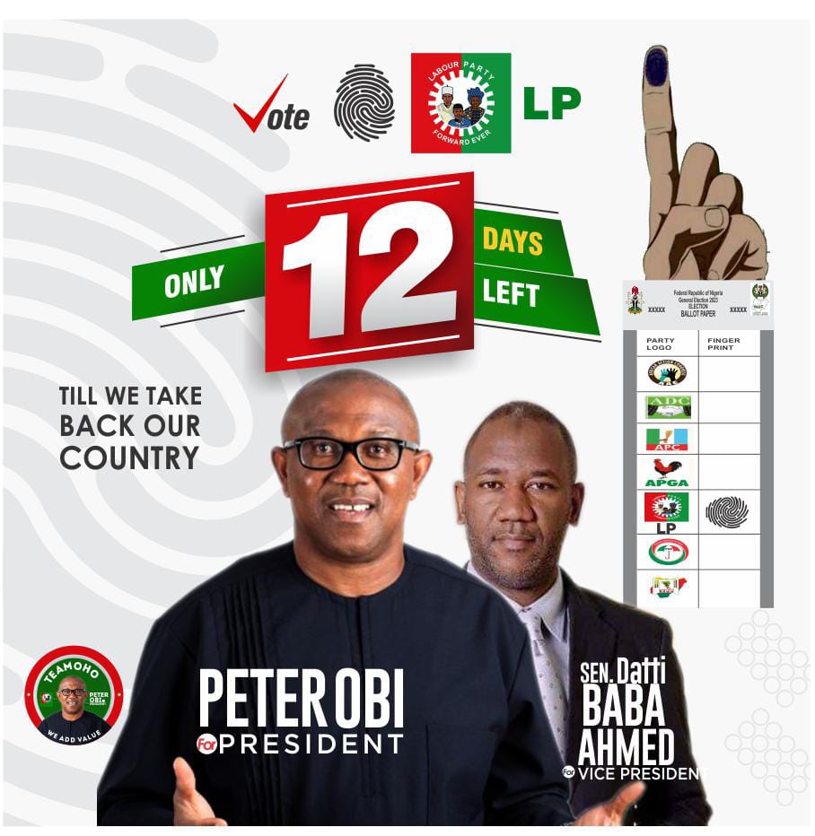 Peter Obi S Updates And Full Time Supporter On Twitter Rt Peterobi