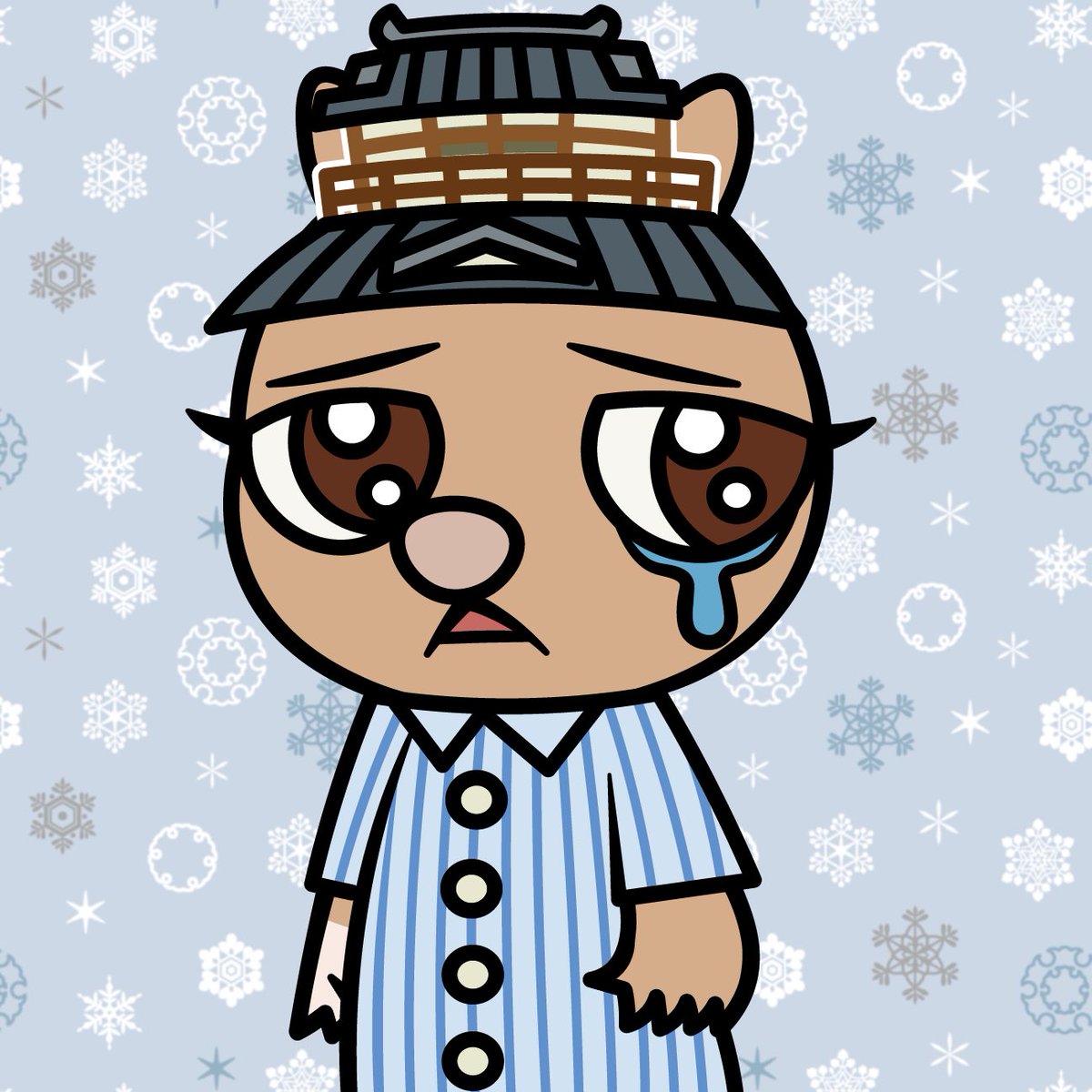 LINE でウォンバットのNFTガチャ購入
してみました。今日はユキの涙目🥹

#ウォンバット　#ユキ　#NFT