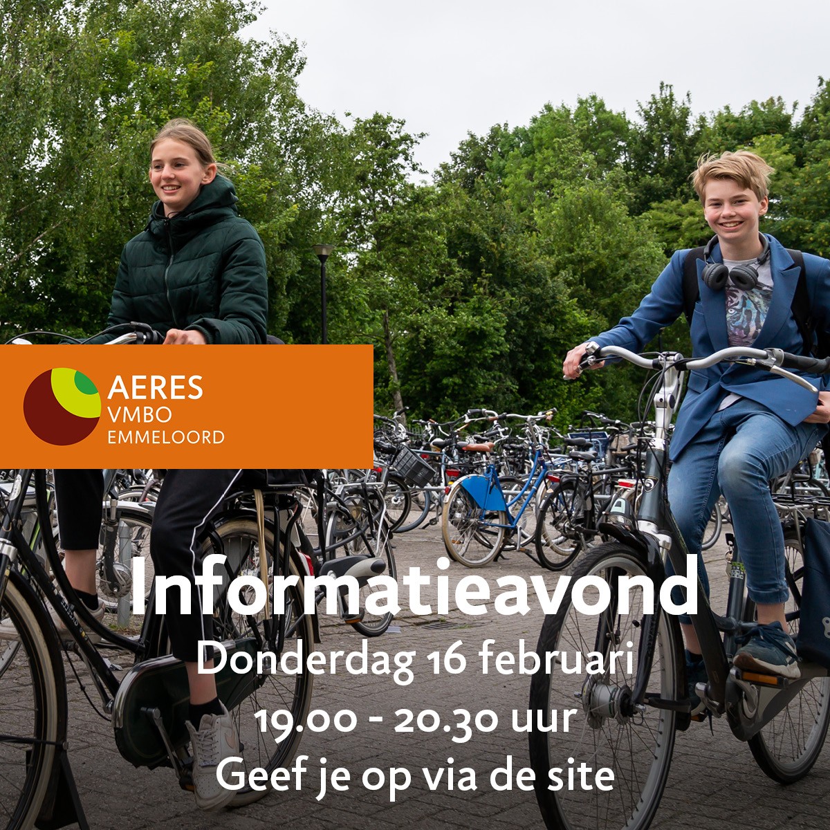 Aanstaande donderdag is de laatste informatieavond voor het vmbo! Er is een algemene voorlichting te volgen en genoeg ruimte voor alle vragen. 

Aanmelden via: aeresvmbo.nl/agenda/aeres-v…