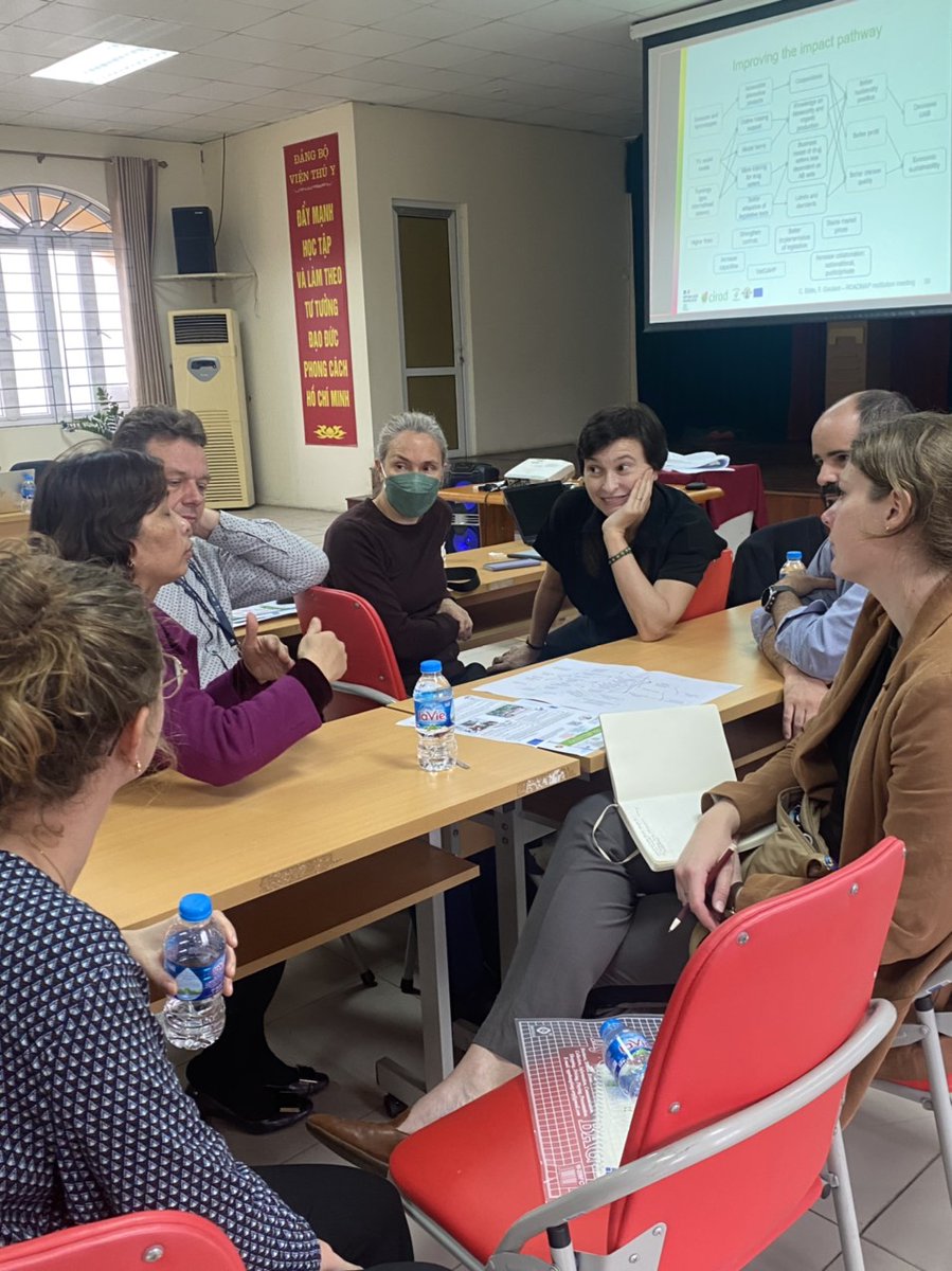 FlavieLuce's tweet photo. Restitution meeting for Vietnam case study under @ROADMAP_H2020 project in #NIVR. Chloé Bâtie is presenting the results of her PhD.
@Cirad @Grease_Network
#AMU #participatoryresearch #coconstruction #innovation https://t.co/PxyvXa57fa