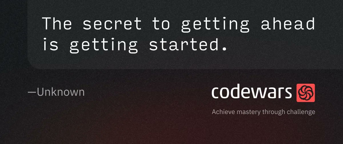 codewars's tweet photo. #MondayMotivation https://t.co/omiVY9LRGA
