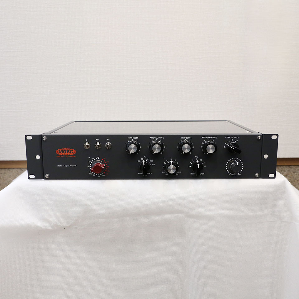 MORG-81EQP3 MICPREAMP マイクプリアンプ ほんとにこれめちゃくちゃいいです😭👍 お値段高いように見えてなんと