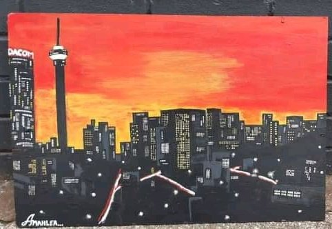 HlerIi's tweet photo. One of my paintings i painted using acrylic glow in the dark paint 🎨🖌️ https://t.co/4sBPPMeUjR