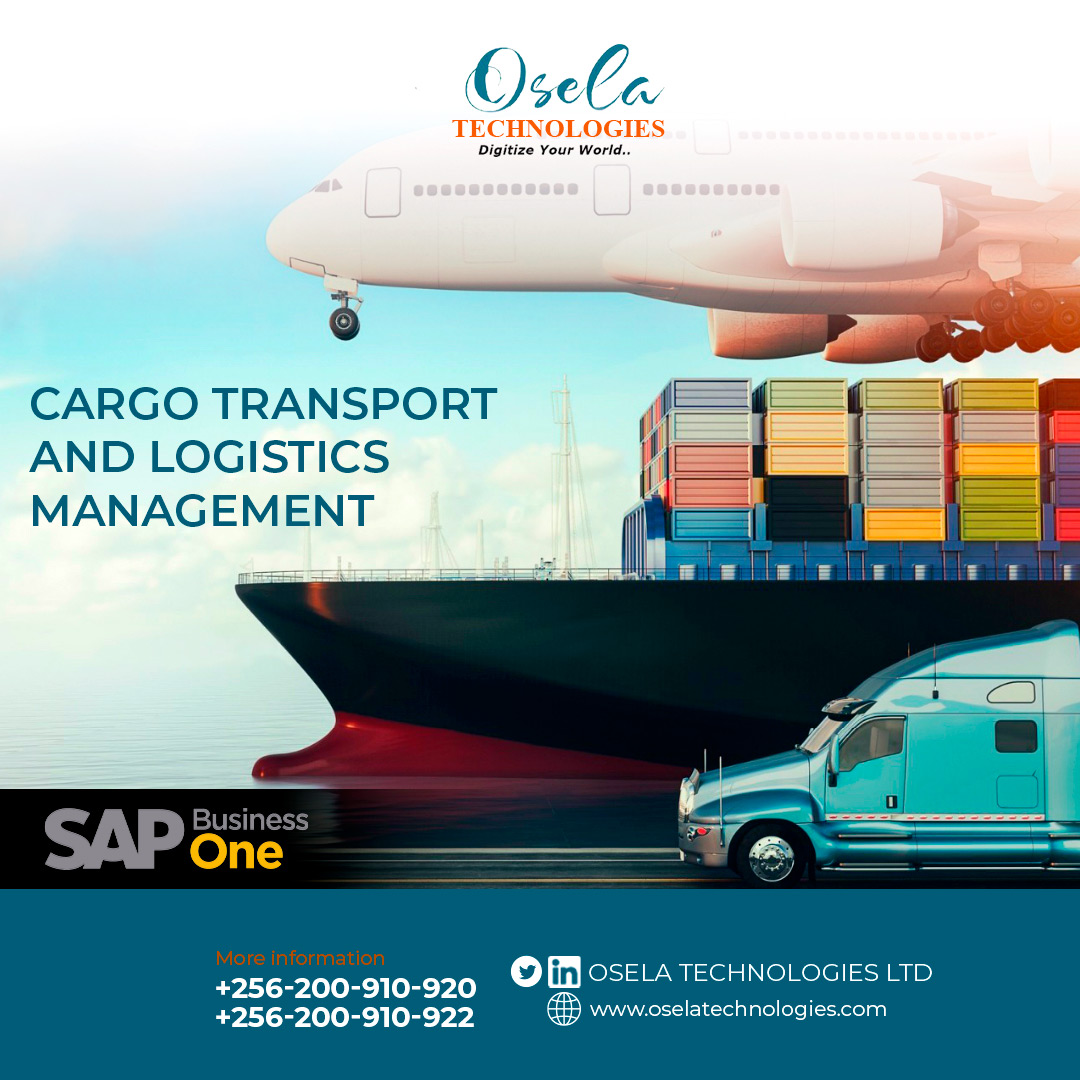 'Streamlining our #cargo #transport and #logistic #management to ensure #efficient and #effective #delivery of #goods. Join us at #OselaTechnologies in revolutionizing the supply chain industry! #CargoTransport #LogisticsManagement #SupplyChainEfficiency' #Sapbusinessone