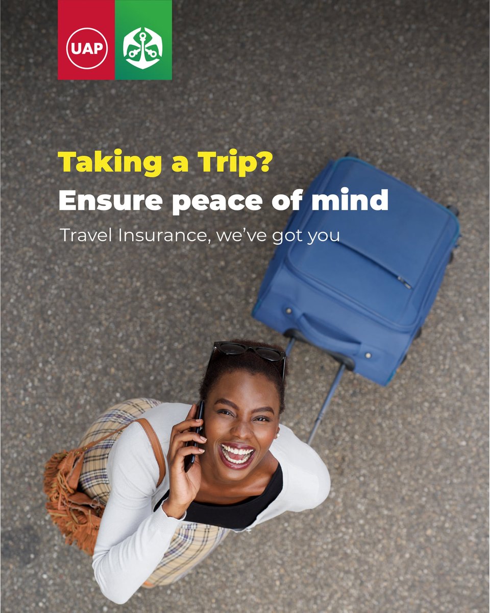 UAPOldMutual_SS's tweet photo. Are you traveling out of South Sudan? Our travel insurance is a good companion to ensure peace of mind. You will be covered for medical emergencies, loss of Baggage, personal effects and money, and more.
Click here for more information https://t.co/KWa3s9dTQV https://t.co/onBpuHbl36