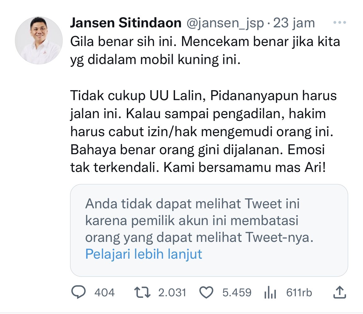 Jansen Sitindaon tweet media