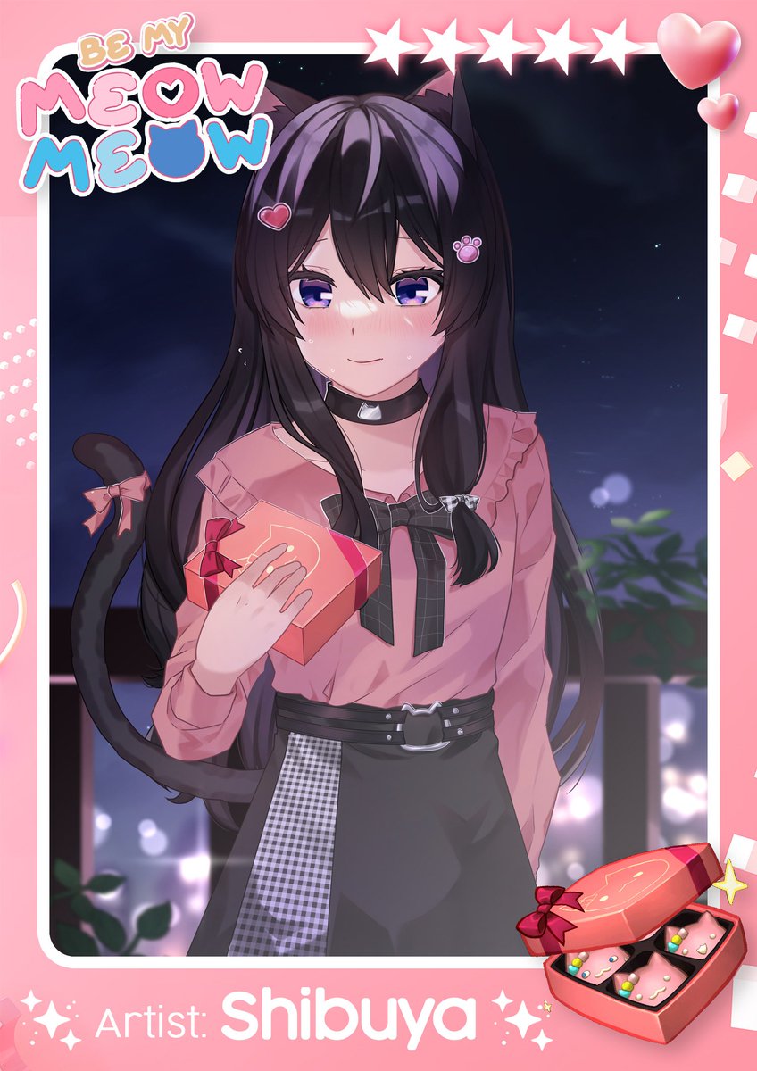 "Surprise Gift" by @Shibuya_Hikitz 

Eh? Is this for me?......umm I also have something for you teehee.

🍓Strawberry Chocolate:
app.manifold.xyz/c/strawberryBM
💝Redeem Art:
app.manifold.xyz/br/suprisegift…

#bemymeowmeow