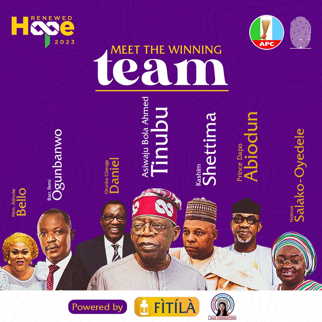 Eventsaloud's tweet photo. Dear Ogun people, the best way to appreciate our political process is to volunteer for a campaign and support the candidate(s) you believe in.

Vote  APC  Winning Team!

@OGSG_Official @dayoisrael @OGD @OfficialAPCNYL @ApcNatChairman https://t.co/8yV1INwUbV