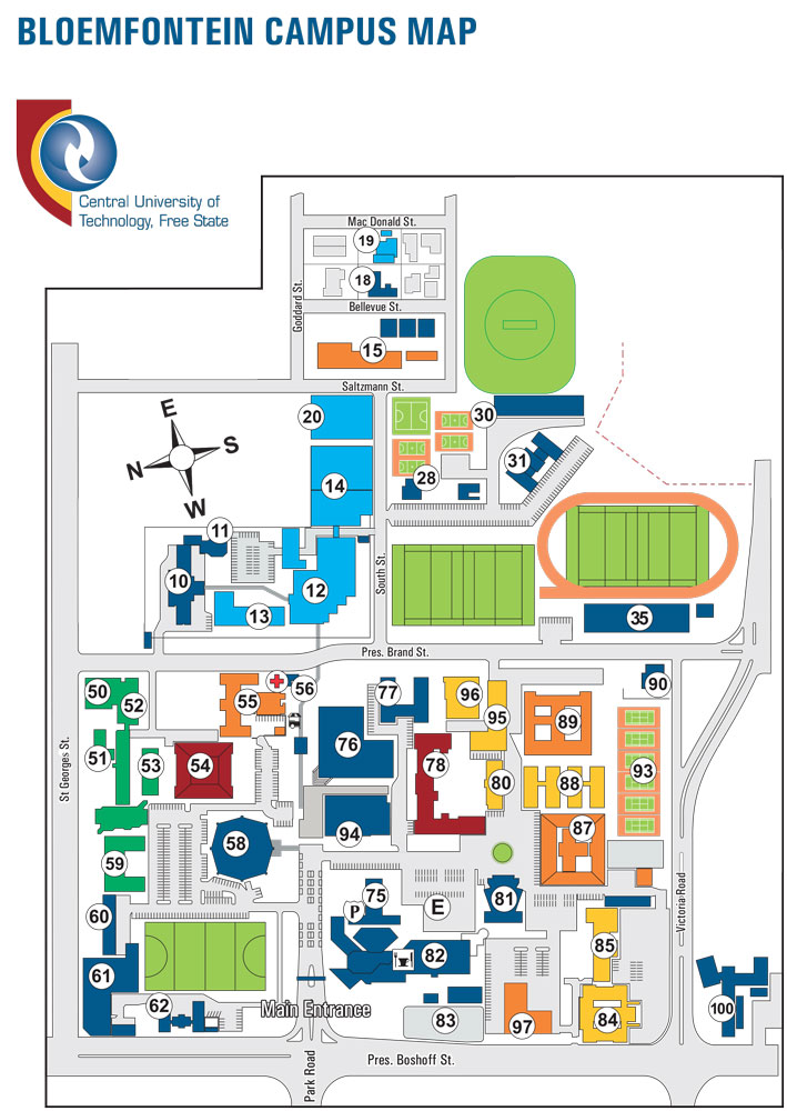 cutfsonline's tweet photo. #CUTStudents – maps to navigate CUT campuses
Use these colour-coded maps to navigate the Bloemfontein and Welkom campuses.
Downloadable PDFs are available here, https://t.co/Trk1FJfqsf https://t.co/h4l4XV2O5P