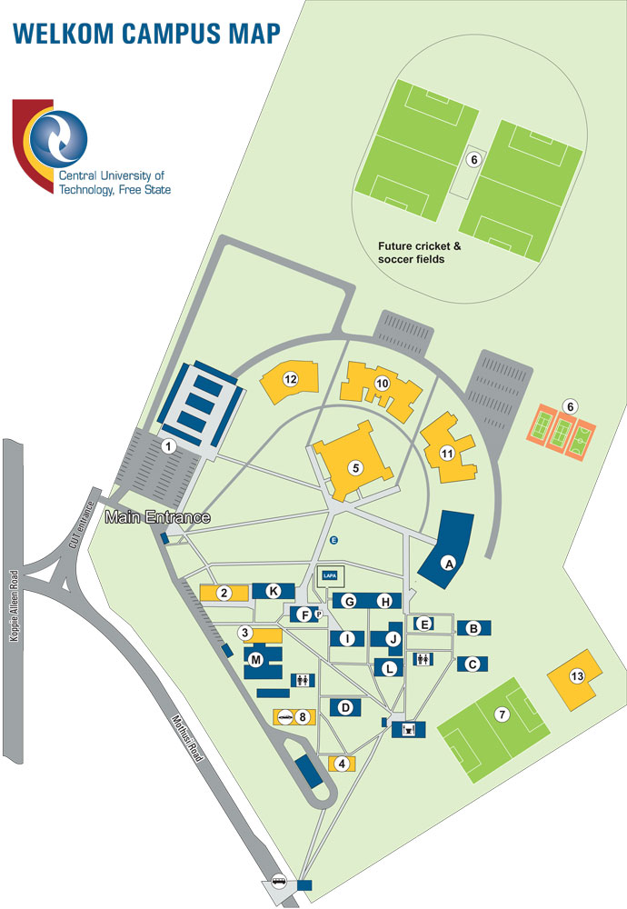 cutfsonline's tweet photo. #CUTStudents – maps to navigate CUT campuses
Use these colour-coded maps to navigate the Bloemfontein and Welkom campuses.
Downloadable PDFs are available here, https://t.co/Trk1FJfqsf https://t.co/h4l4XV2O5P