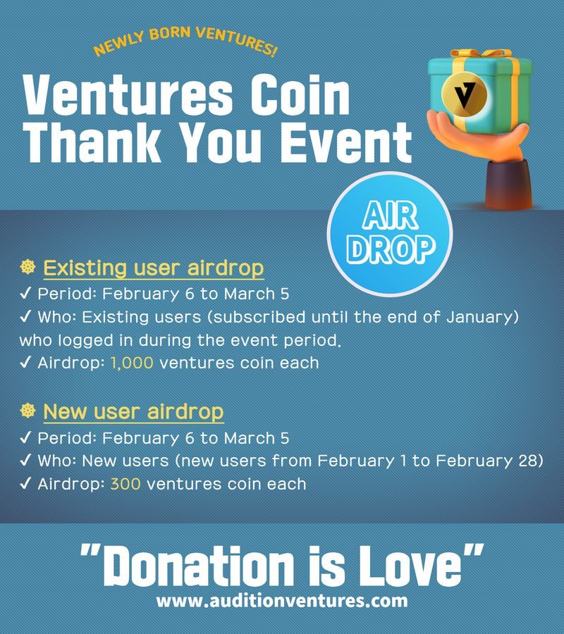bradensagara's tweet image. [VENTURES NETWORK]
“Share your Love with Ventures”

Ventures Coin is a Free Mining App that practices donations to people suffering, increasing the value of coins through various Ecosystem Platforms.

 code : VenturesIDN

venturescoin.page.link/w1ht

#Web3 #miningapps #Crypto