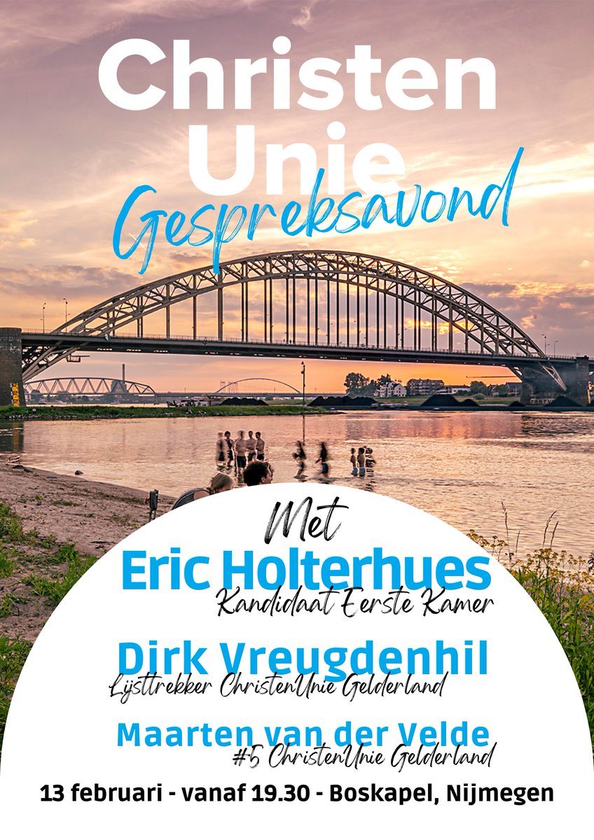 Vanavond 13 februari | 19.30 uur | Ruimte voor Gesprek | Boskapel Nijmegen
Schuif jij ook aan?
#ruimtevoorgesprek #ruimtevoorelkaar #komjeook? #christenunie #PS2023 #gelderland #teamCU