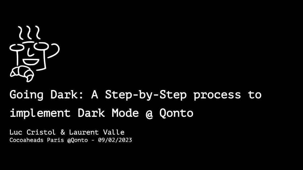 ZTechConnection's tweet image. C&apos;est lundi. 
Et on a les vidéos de @cocoaheadsparis de février chez @getqonto : async.techconnection.io/cocoaheads-par…
