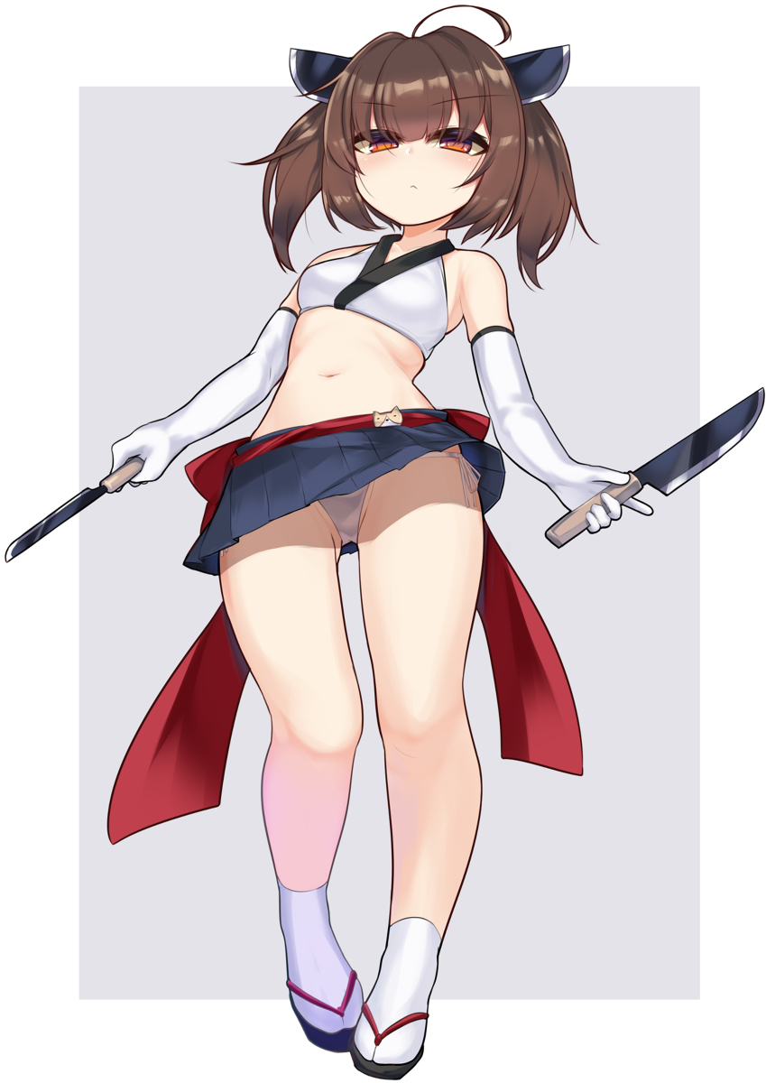 きりたんにこういう衣装着せるやつすき 