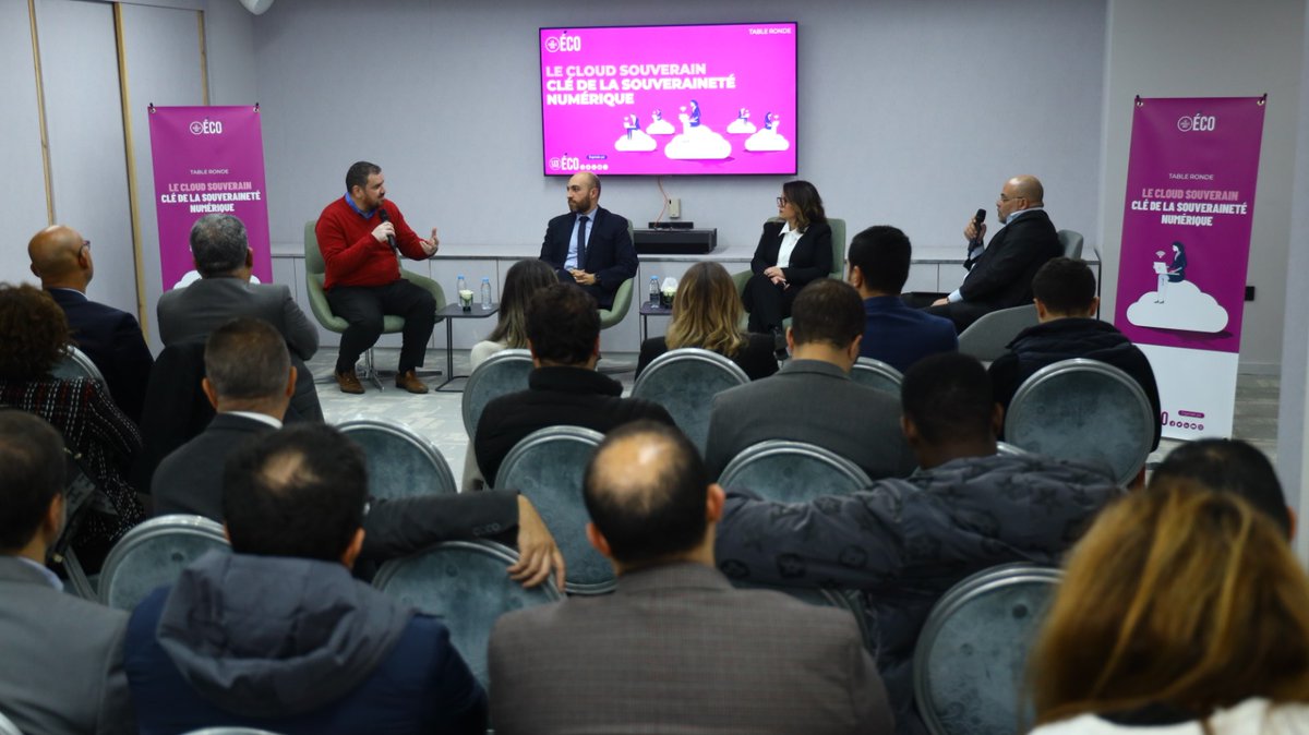 AusimMaroc's tweet photo. #TableRonde #Participation #Expertise
Retour sur la participation du président de l'AUSIM, @HiChiguer à la table ronde sur le thème du cloud souverain, apportant son expertise et sa vision unique à la discussion, le Vendredi 10 Février. https://t.co/K6uIwNtMA1