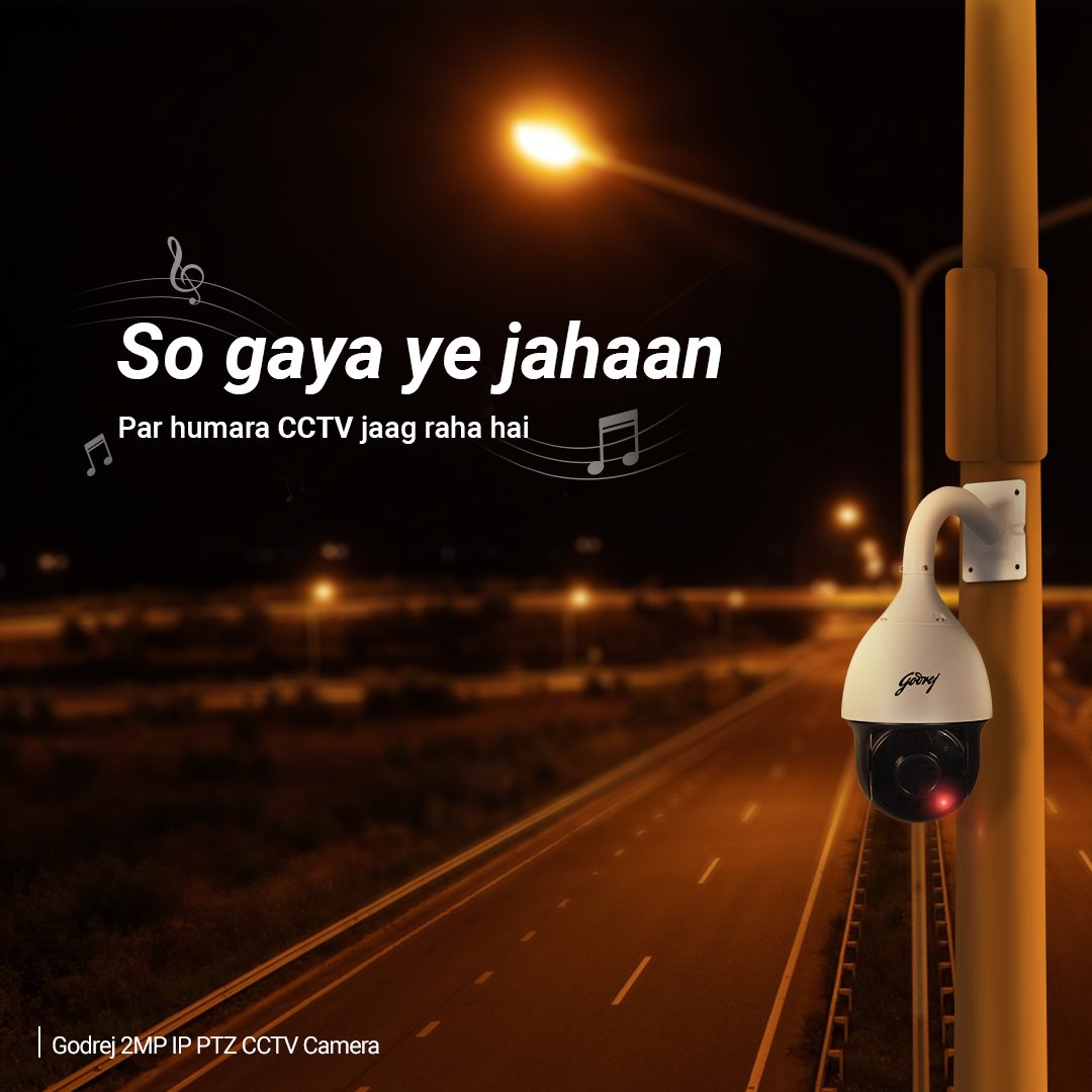 Godrej Security on Twitter "Aaj ki raat hona hai kya? CCTV ke hote hue