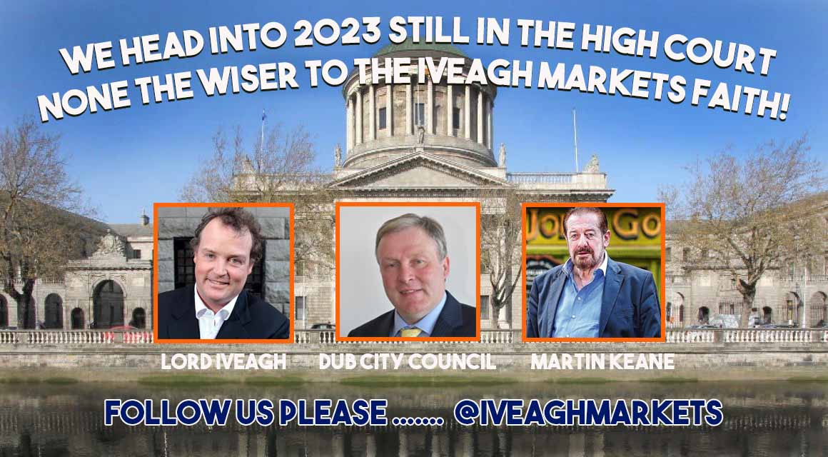 📢 Update 13.02.2023 📢
We are still none the wiser as to the direction of this case. Parties return to the High Court again today. Mr Keane has four cases listed against Mr. Guinness and one against Dublin City Council. When will the Judge in the case come to a decision? #Follow