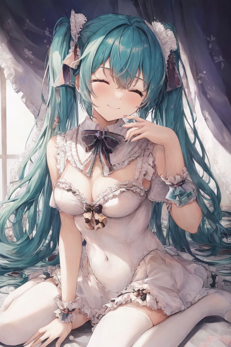 ミクさん
#初音ミク 
#初音ミクイラスト 
AI 