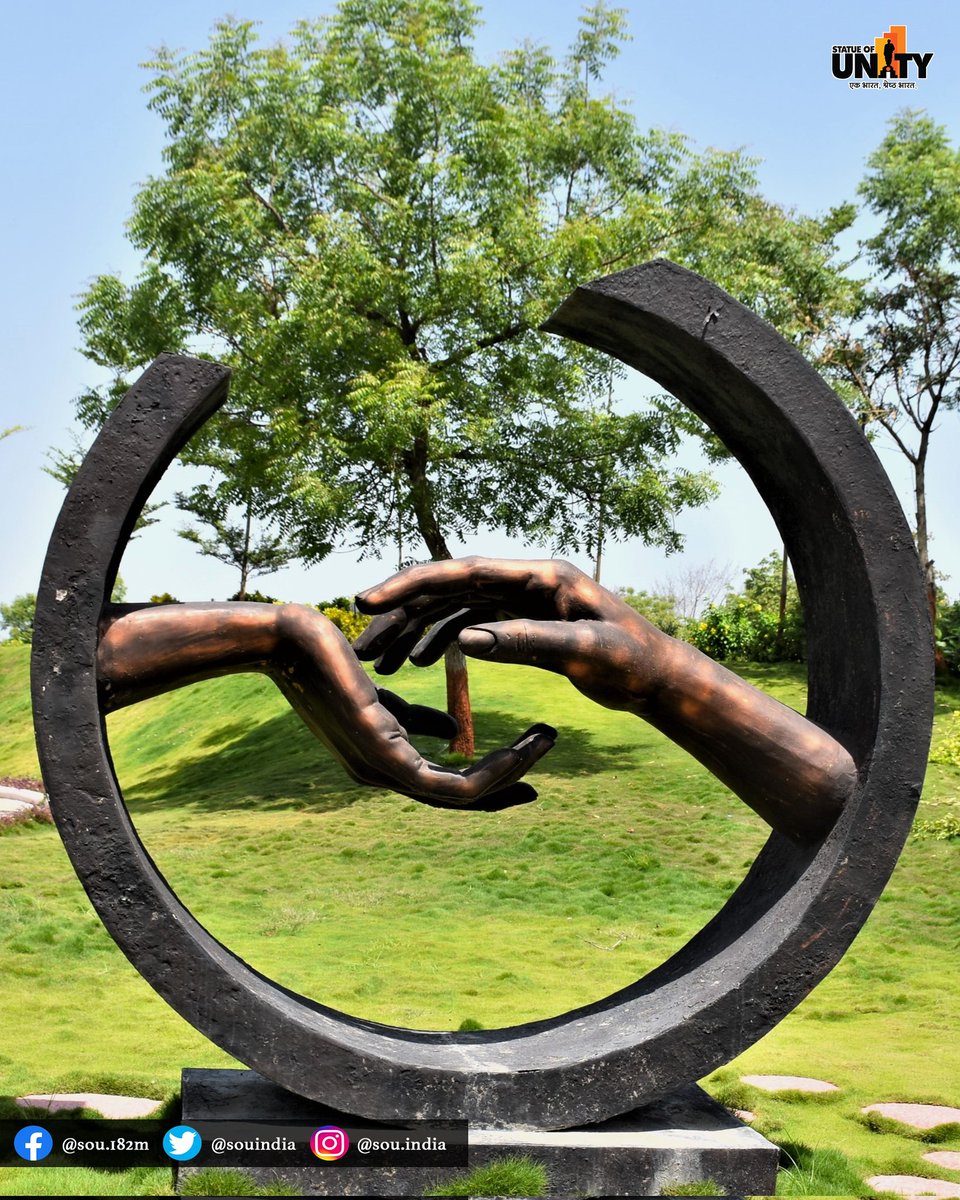 Statue Of Unity on Twitter "Yoga Garden is just one of the unique