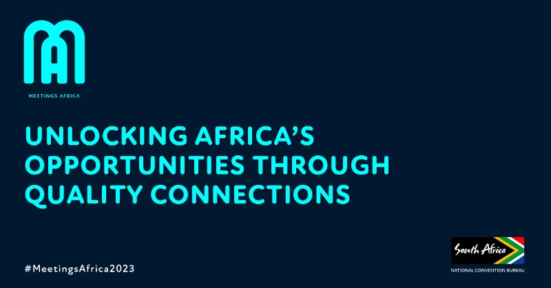 SA_NCB's tweet photo. Meetings Africa 2023: Unlocking Africa’s opportunities through quality connections.