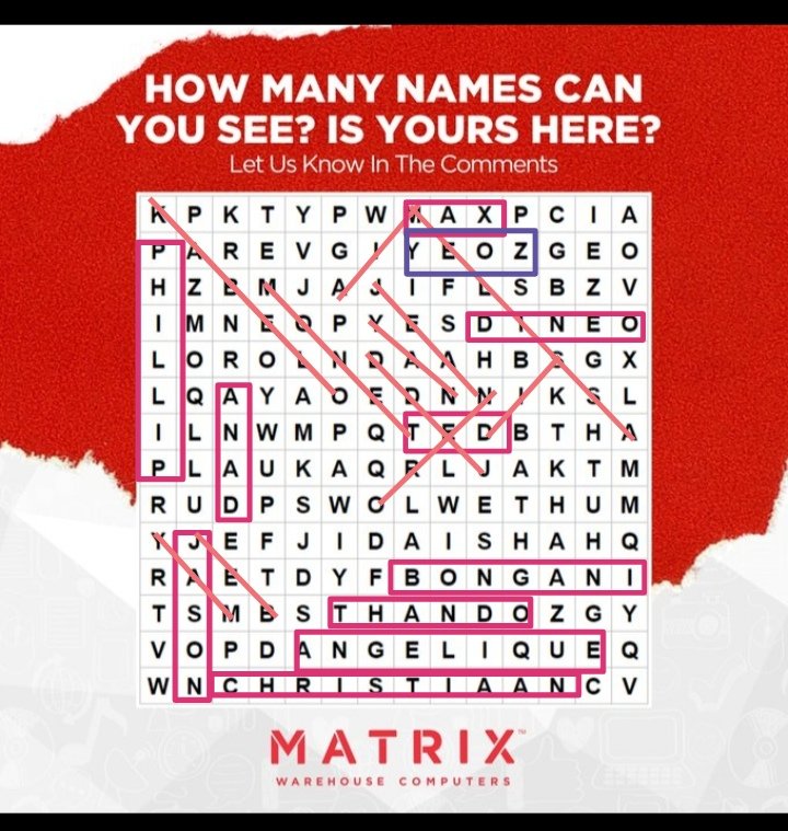 gielink00's tweet image. 22

#MatrixWarehouse #games #wordsearch #computers #technology